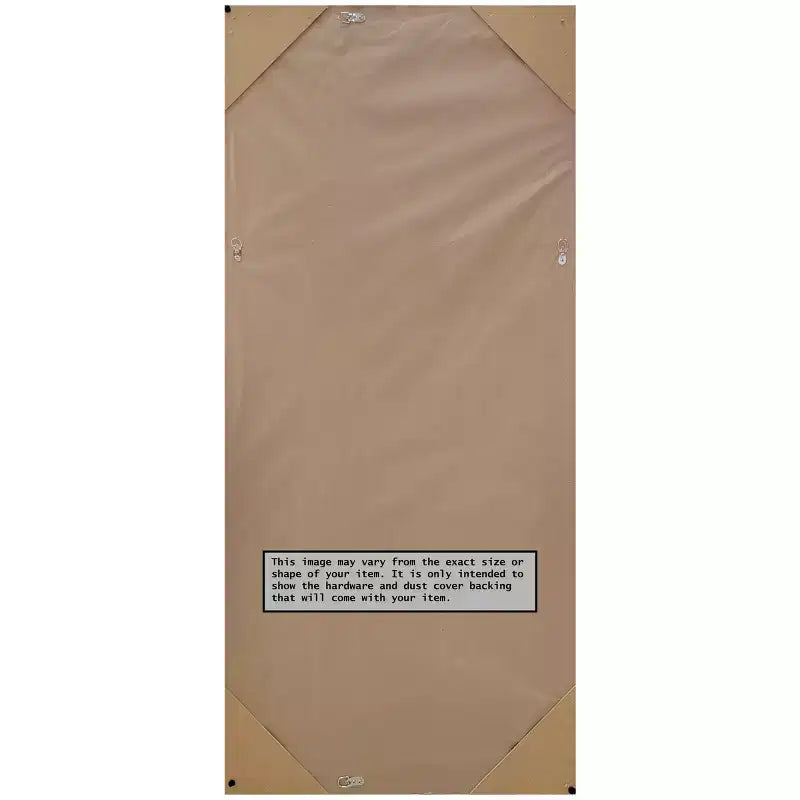 30" x 66" Non-Beveled Trellis Silver Wood Full Length Floor Leaner Mirror - Amanti Art