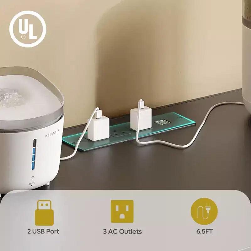 Meuble cache-litière pour chat avec station de recharge, tapis de litière et toilettes pour chat
