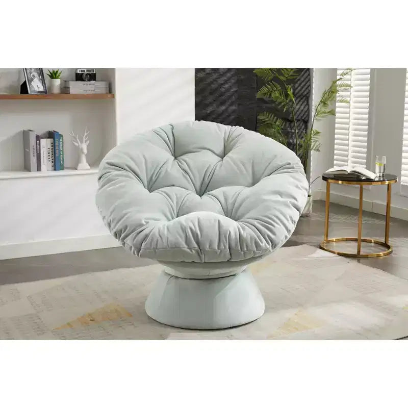 Fauteuils d'appoint pour chambre à coucher, fauteuil pivotant à 360°, fauteuil d'appoint moderne surdimensionné pour salon