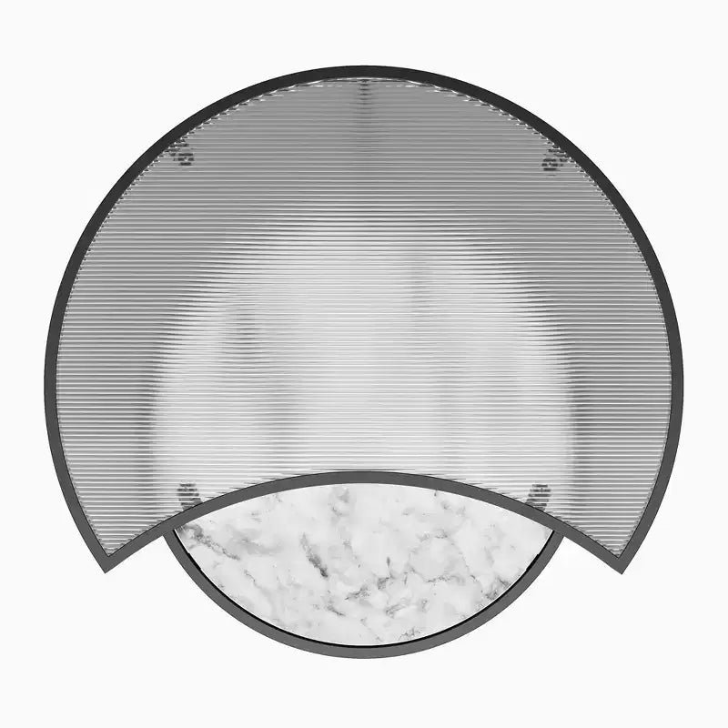 GDFStudio Luminara 2 Piece Moon Phases Nesting Coffee Tables