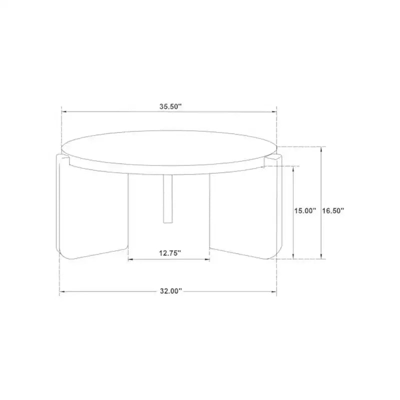 Coaster,Cordova 2-piece Solid Wood Coffee and End Table Set