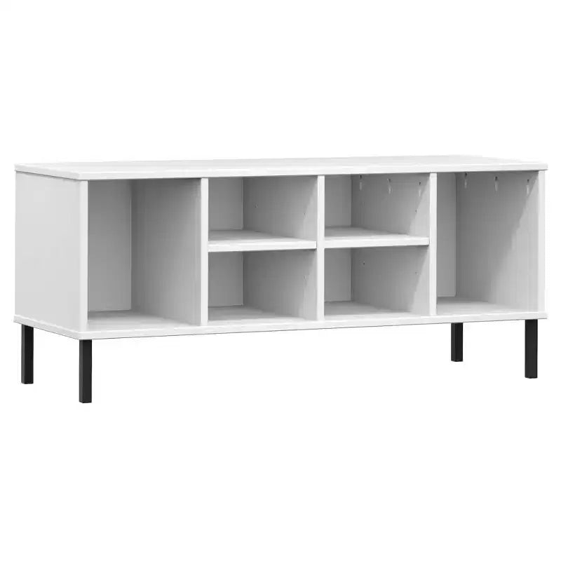 vidaXL Shoe Cabinet Shoe Cubby with 6 Compartments Shoe Rack Solid Pine Wood