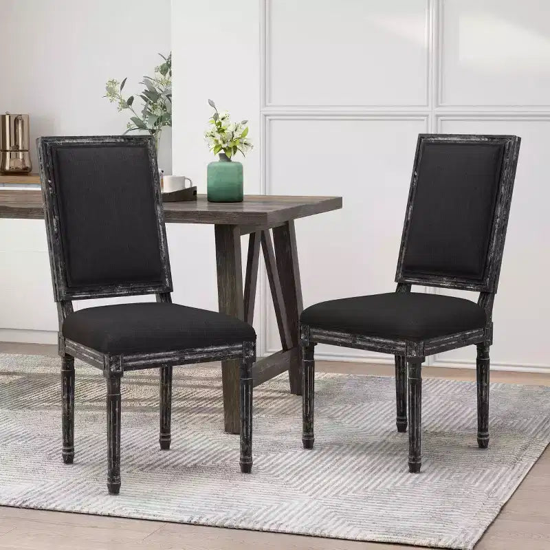 MAYEERTY Classic Dining Chair, Sturdy Frame Comfortable Seat, Dining Room Seating