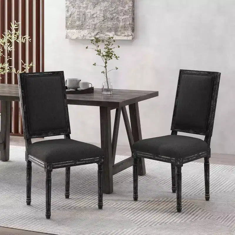 MAYEERTY Classic Dining Chair, Sturdy Frame Comfortable Seat, Dining Room Seating