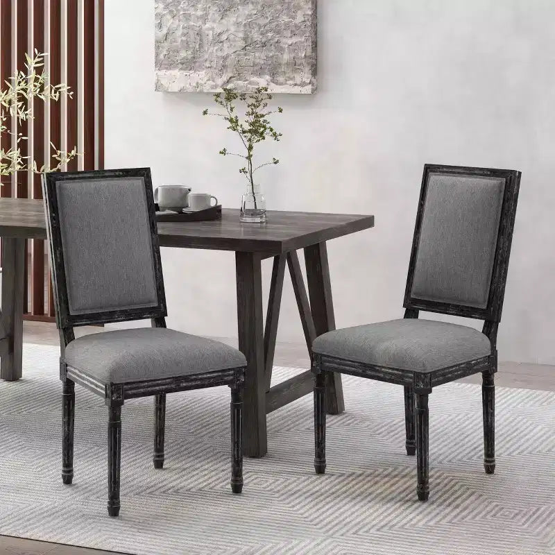 MAYEERTY Classic Dining Chair, Sturdy Frame Comfortable Seat, Dining Room Seating