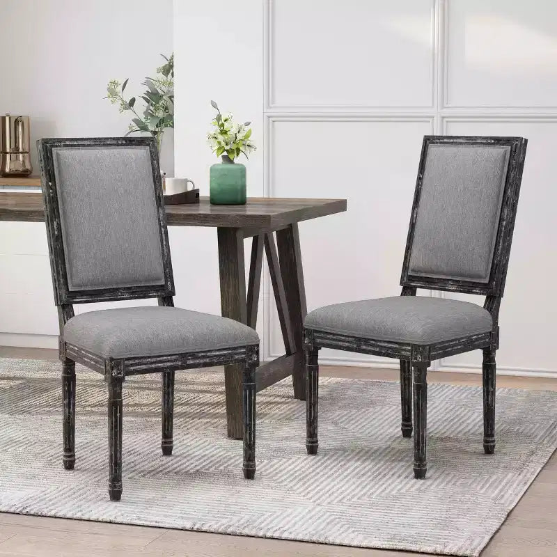 MAYEERTY Classic Dining Chair, Sturdy Frame Comfortable Seat, Dining Room Seating
