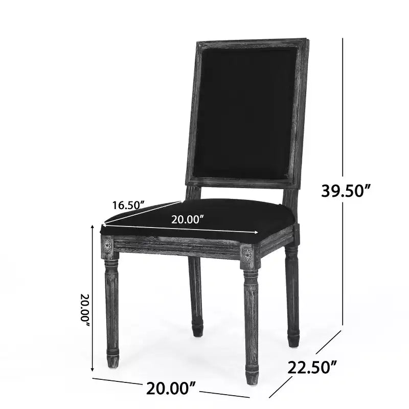 MAYEERTY Classic Dining Chair, Sturdy Frame Comfortable Seat, Dining Room Seating