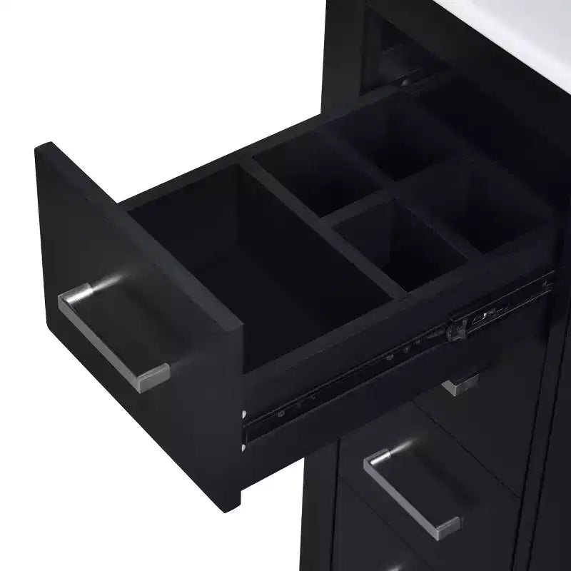 30 Bathroom Vanity with Sink, Bathroom Floor Cabinet with Drawers and Soft Closing Doors, Single Sink Bathroom Vanity