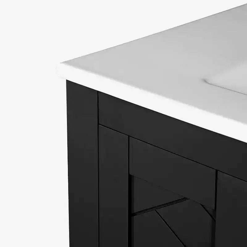 30 Bathroom Vanity with Sink, Bathroom Floor Cabinet with Drawers and Soft Closing Doors, Single Sink Bathroom Vanity
