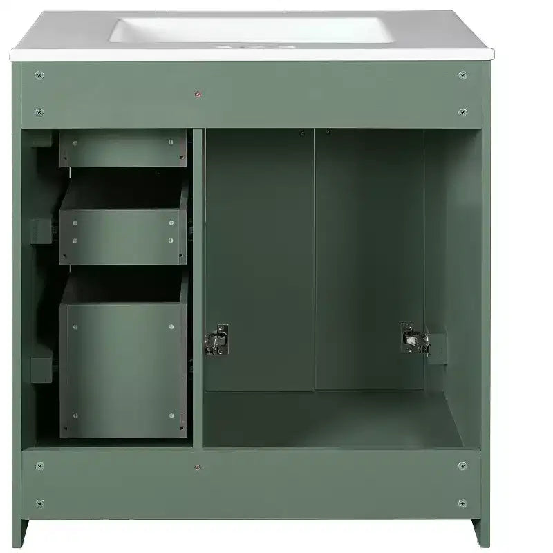 30 Bathroom Vanity with Sink, Bathroom Floor Cabinet with Drawers and Soft Closing Doors, Single Sink Bathroom Vanity