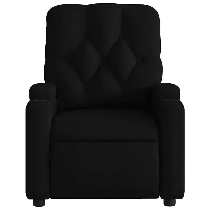vidaXL Massage Recliner Chair Light Gray Fabric