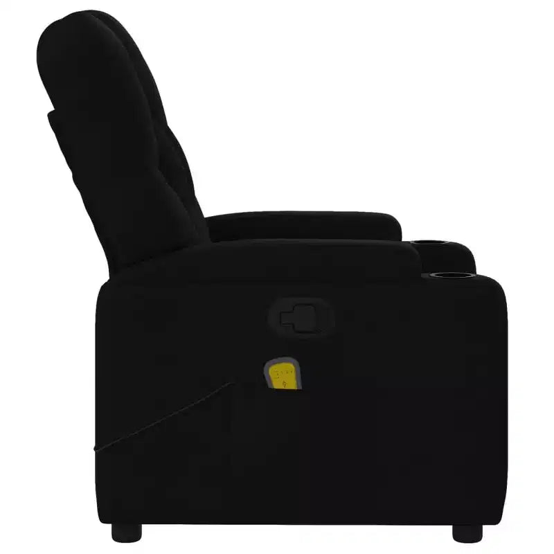 vidaXL Massage Recliner Chair Light Gray Fabric
