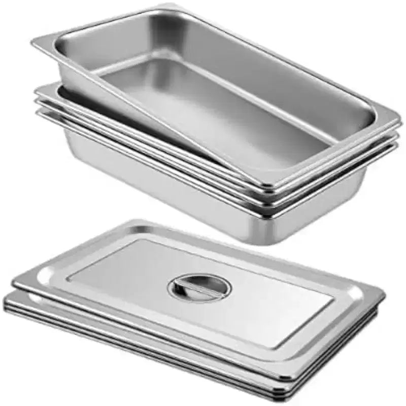 COZONY 95 Quart Insulated Food Warmer, Stackable Hot Box Carrier with Wheels for 6 Full Size Pans Catering Restaurant