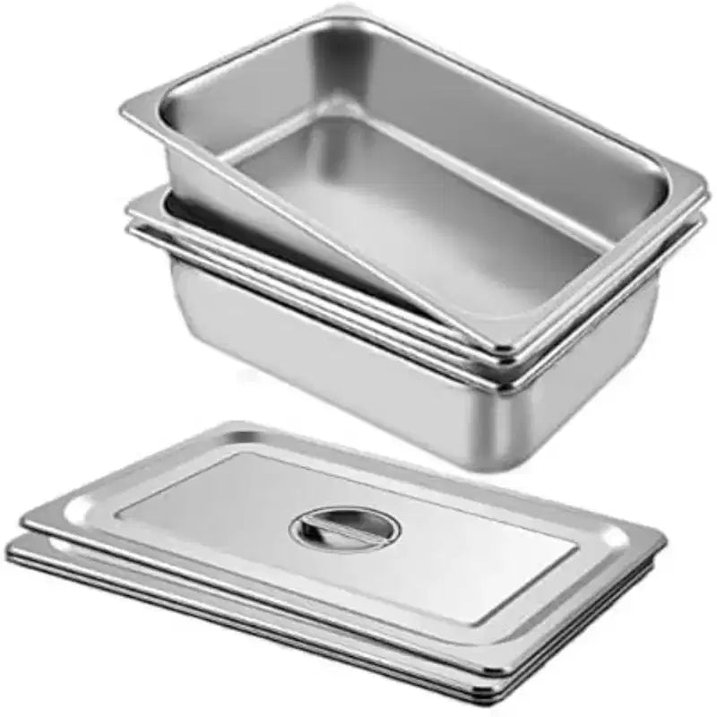 COZONY 95 Quart Insulated Food Warmer, Stackable Hot Box Carrier with Wheels for 6 Full Size Pans Catering Restaurant
