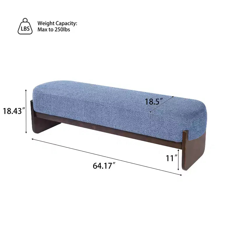 Banc rembourré