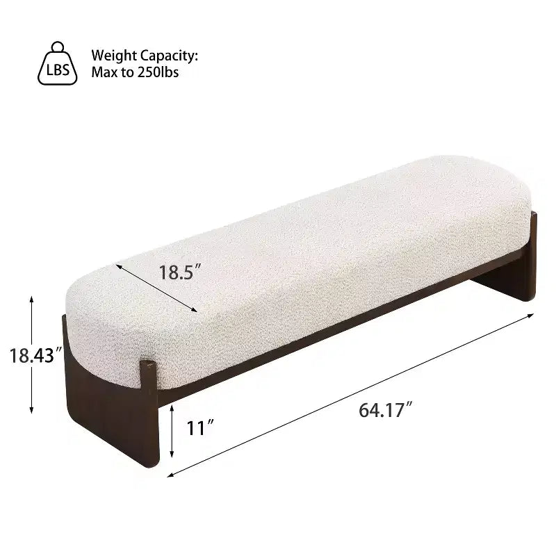 Banc rembourré