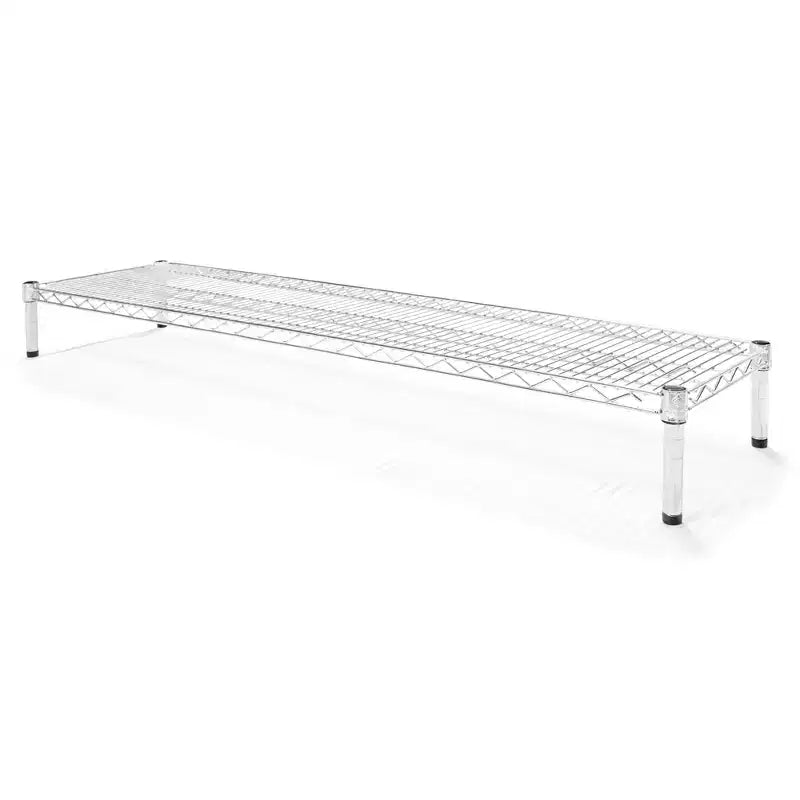 Étagère en fil chromé 14p x 6h avec 1 tablette
