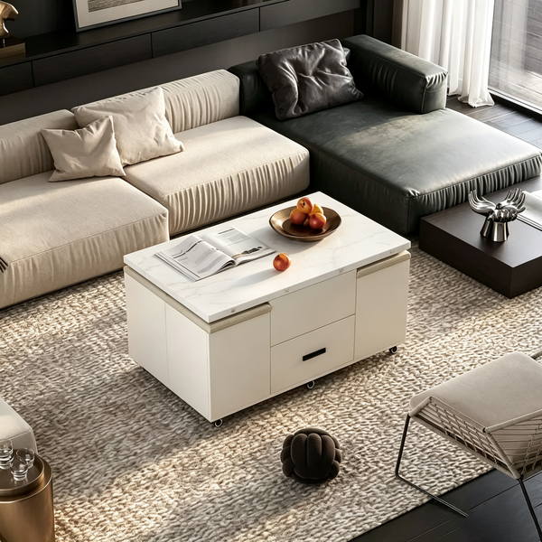 Table basse relevable moderne