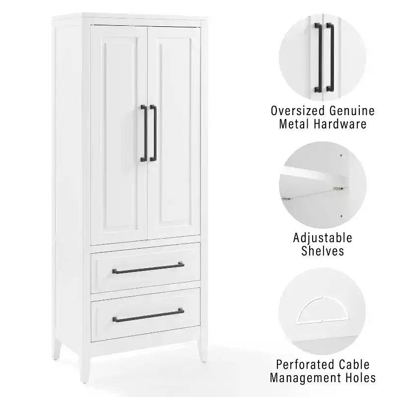 Genevieve Storage Pantry White - Crosley