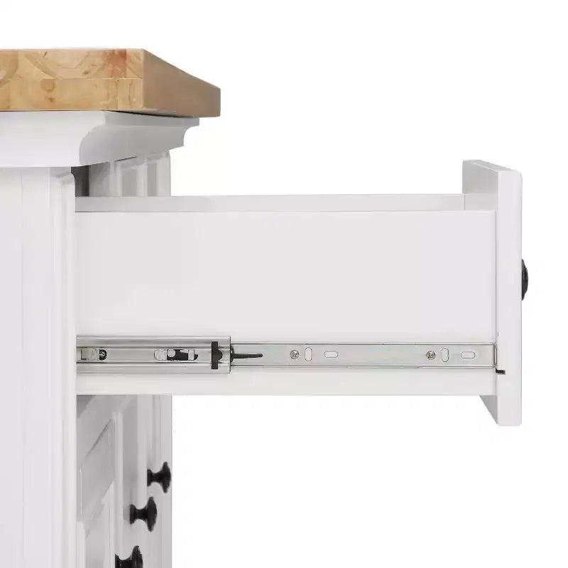 Julia Wood Top Island with 2 X-Back Stools - Crosley