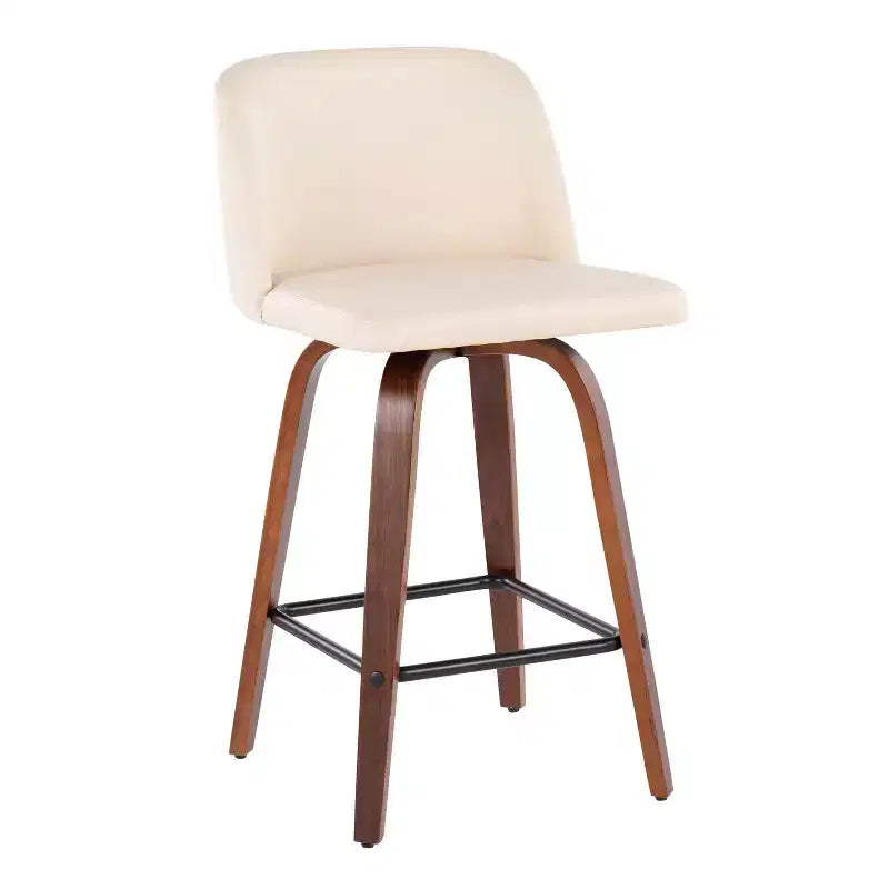 Set of 2 Toriano Square Height Barstools - LumiSource